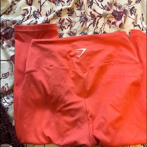 Gym shark knee length leggings size S/M